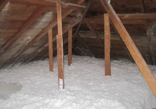 blown attic insulation