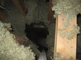 Unsealed Open Wall Cavity