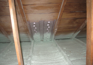 foam attic floor